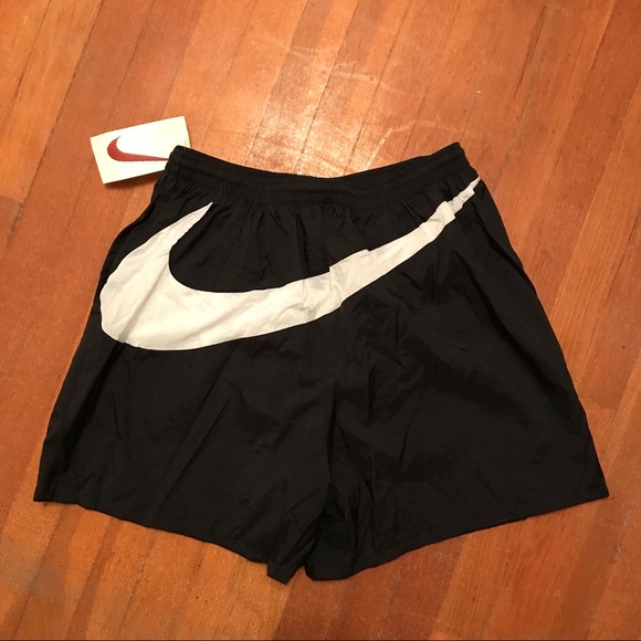 nike swoosh print swim shorts